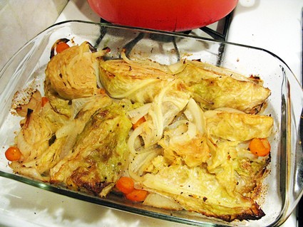 Braised cabbage