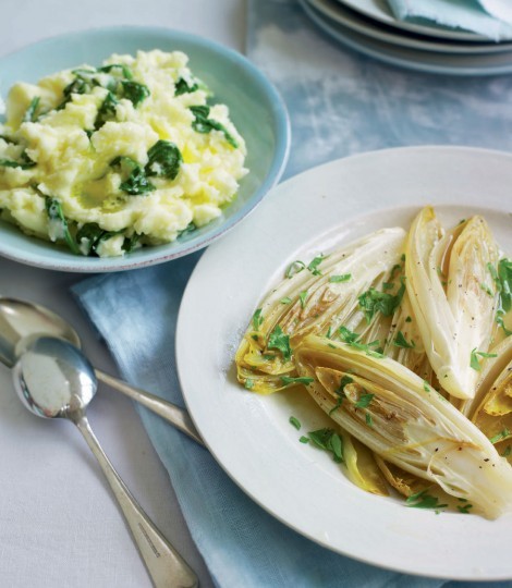 Braised chicory