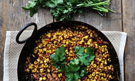 Braised corn