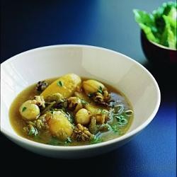 Braised cuttlefish with saffron & potatoes