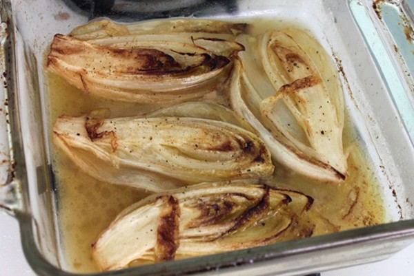 Braised endive