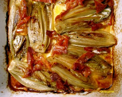 Braised endive with prosciutto