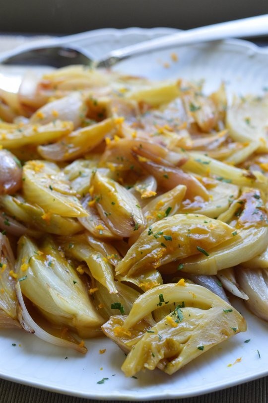 Braised fennel & shallots