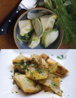 Braised fennel