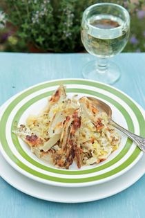 Braised fennel with white wine