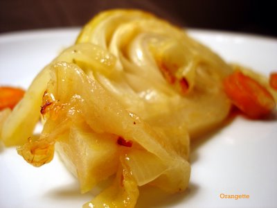 Braised green cabbage with onions and carrots
