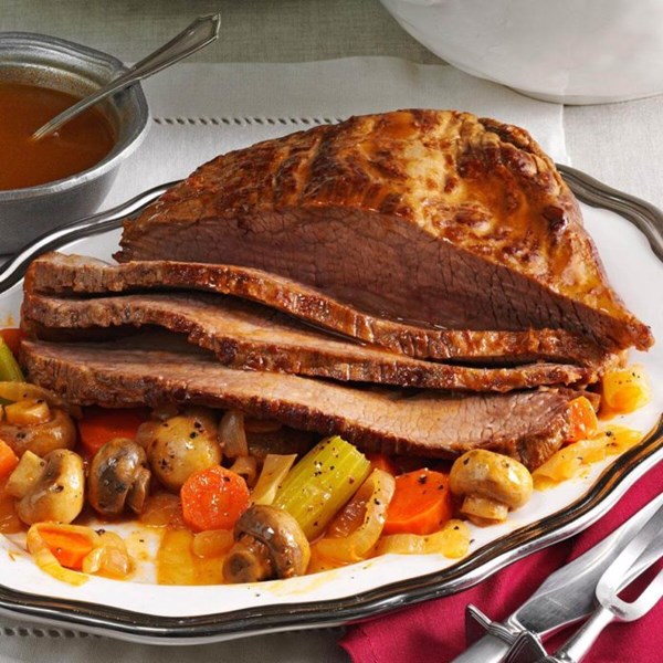 Braised Hanukkah brisket