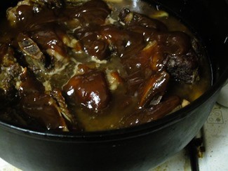 Braised hoisin & beer beef short ribs