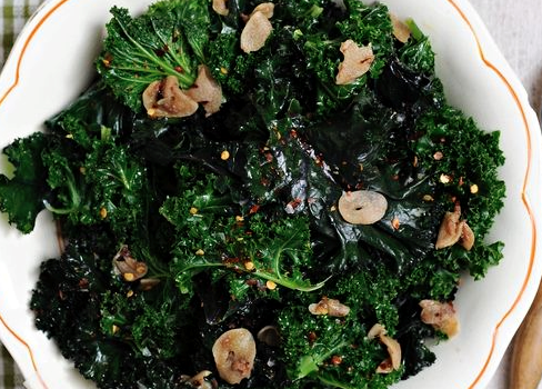 Braised kale