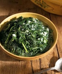 Braised kale or collard greens