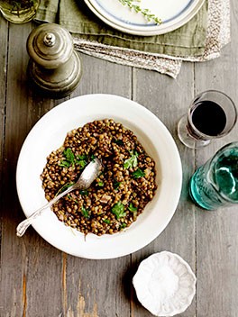 Braised Matilda lentils