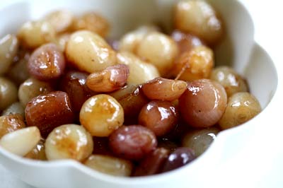 Braised onions