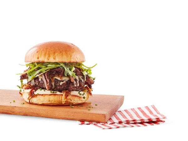 Braised oxtail burgers 