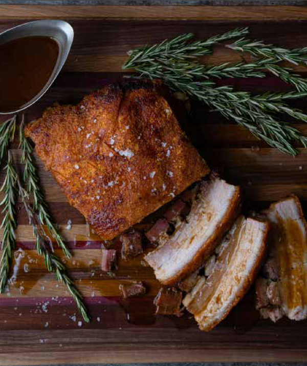 Braised pork belly