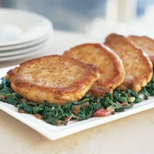 Braised pork chops