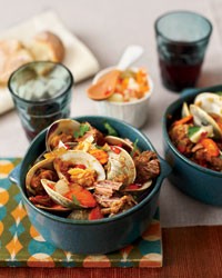 Braised pork with clams
