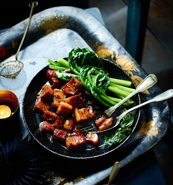 Braised red pork (Hong sao pork)