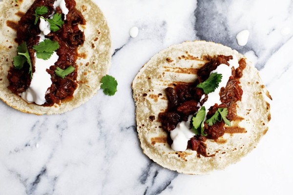 Braised short rib tacos