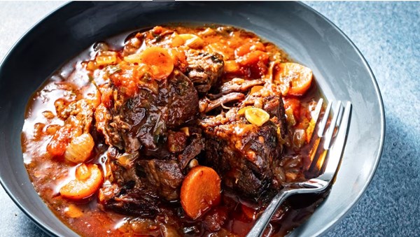 Braised short ribs of beef