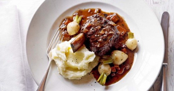 Braised short ribs with turnips