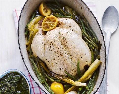 Braised spring chicken