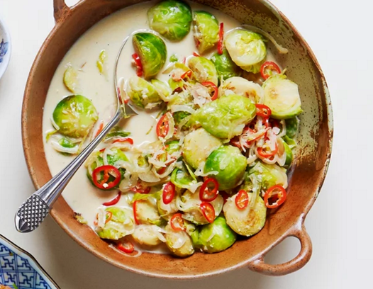 Braised sprouts