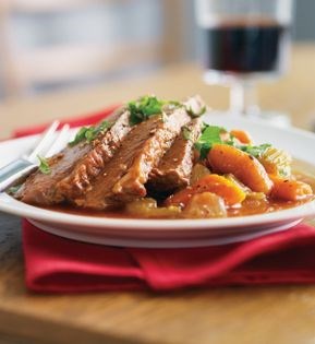 Braised sweet-and-sour brisket