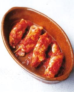 Braised swordfish (Pesce spada a ghiotta)