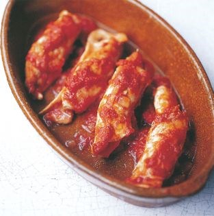 Braised swordfish (Pesce spada alla ghiotta)