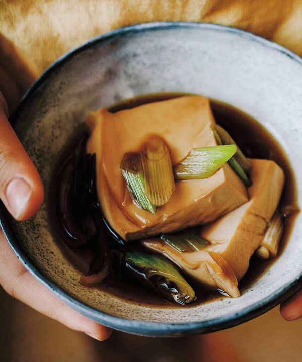 Braised tofu (Tofu no nimono)