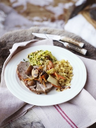 Braised veal