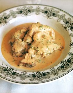 Braised wild rabbit with St George's mushrooms