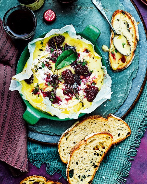 Bramble & bay jam baked Camembert