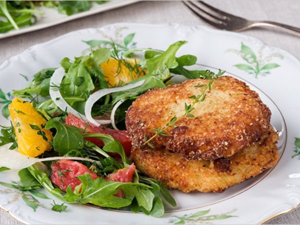 Brandade potato latkes