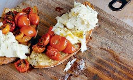 Brandade, tomatoes, toast