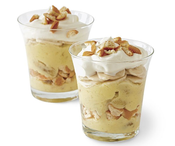 Brandied banana parfaits