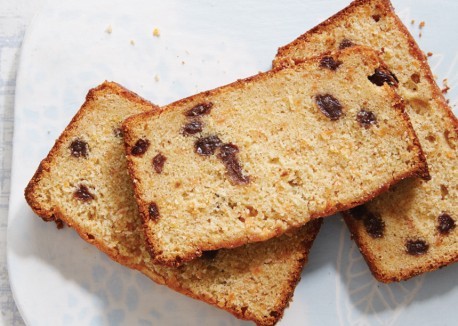 Brandied carrot and raisin pound cake
