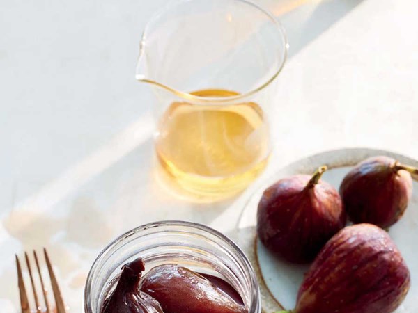 Brandied preserved figs