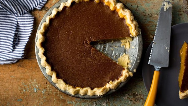 Brandied pumpkin pie