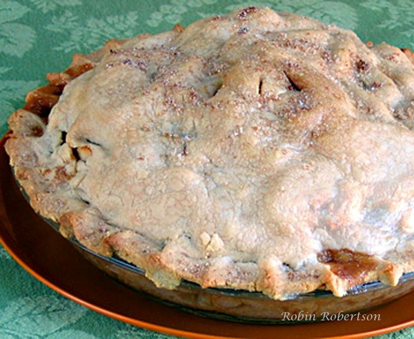 Brandy-apple pie