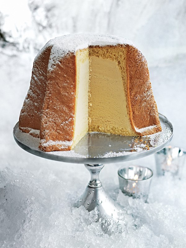 Brandy maple ice cream panettone