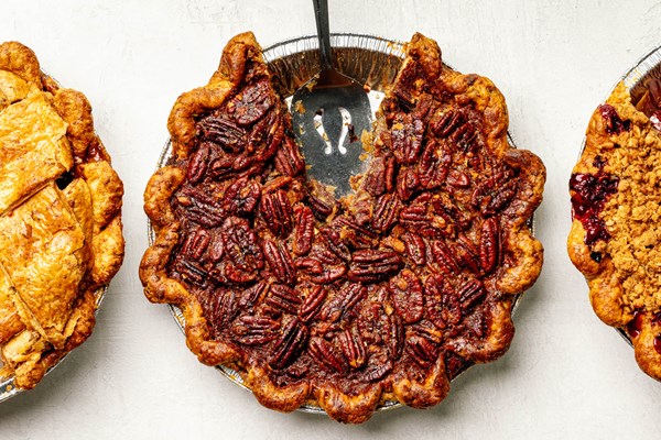 Brandy pecan pie