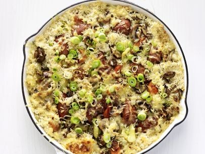 Bratwurst rice bake