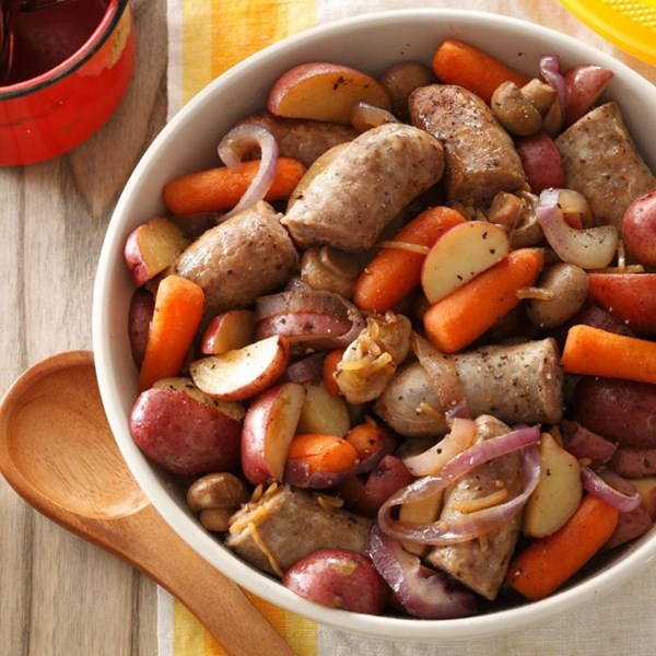 Bratwurst supper