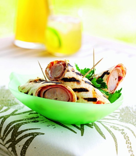 Bratwurst wraps