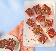 Brazil nut & chocolate flapjacks