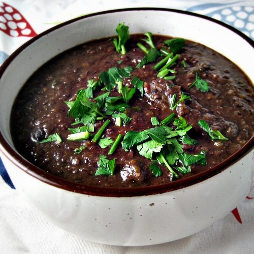 Brazilian black bean soup 