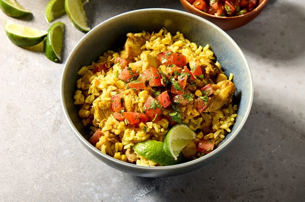 Brazilian chicken and rice (Galinhada)