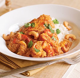 Brazilian chicken and shrimp stew (Xim-xim)