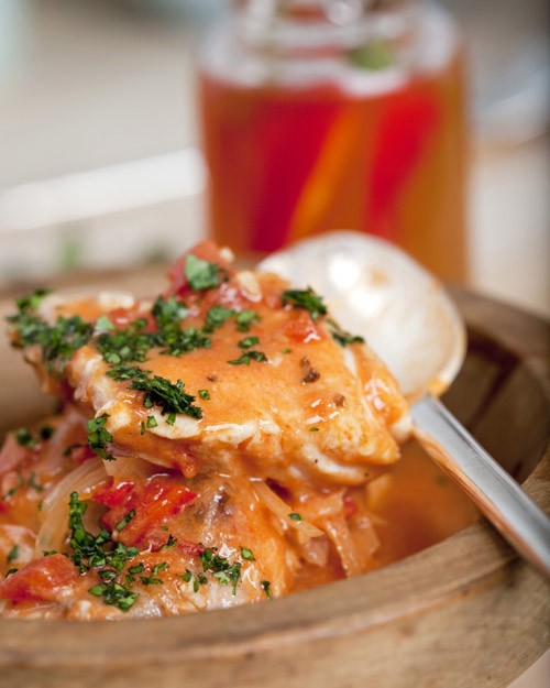 Brazilian fish stew